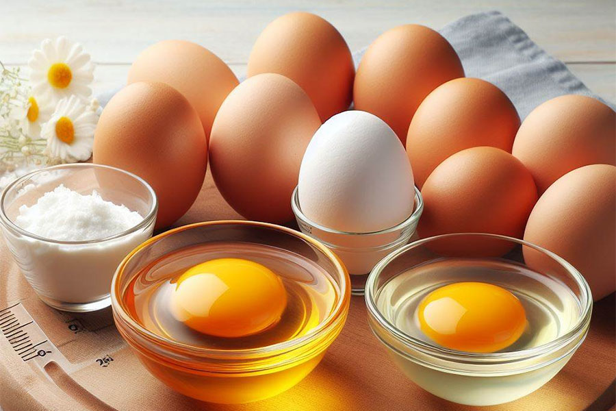 달걀 노른자 흰자 영양